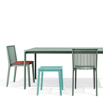 GAO - Powder coated steel stool by BABEL D - view 3